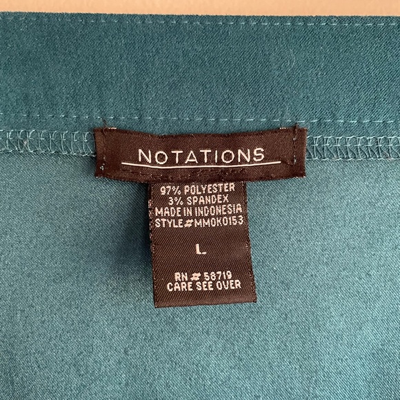 Notations A-Line Midi Skirt - Picture 5 of 5